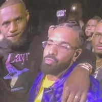 LeBron James' Son Bronny Attends Drake's Concert With His Dad Following His Cardiac Arrest