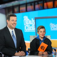 Carson Daly and son Jackson on Thursday, April 25, 2019