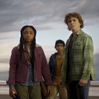 Leah Sava Jeffries, Aryan Simhadri and Walker Scobell in Percy Jackson series