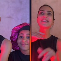 Kim Kardashian Scolds North for Teasing an Album on TikTok Live