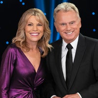 Vanna White and Pat Sajak