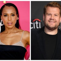 Kerry Washington and James Corden