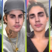 Hailey Bieber and Kylie Jenner React to Trying the Justin Bieber TikTok Filter