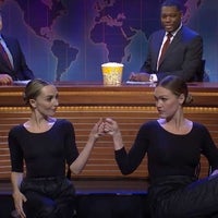 Chloe Fineman and Julia Stiles on SNL