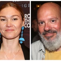 Julia Stiles and David Cross