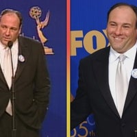 'The Sopranos' Turns 25: Watch James Gandolfini React to Emmy Win and Explain Tribute to His Son (Flashback) 