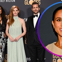 Patrick J. Adams, Gina Torres, Sarah Rafferty, Gabriel Macht and Meghan Markle