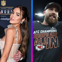 Olivia Culpo, Christian McCaffrey, Taylor Swift and Travis Kelce