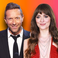 Chris Martin and Dakota Johnson