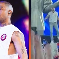 Watch Kid Cudi Break His Foot During Coachella Performance