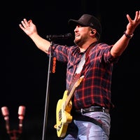 Luke Bryan performs during The American Performance Horseman by Teton Ridge at Globe Life Field on March 08, 2024 in Arlington, Texas.