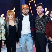 the voice season 25 coaches john legend reba mcentire dan shay chance the rapper