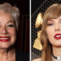 Denise Welch and Taylor Swift