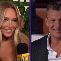 Camille Kostek Reacts to Gronk Getting 'Burned' at Tom Brady Roast (Exclusive)