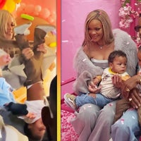 Rihanna Flips Son RZA Upside Down While Celebrating His 2nd Birthday With A$AP Rocky and Riot