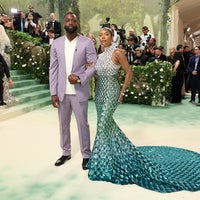 Dwyane Wade and Gabrielle Union attend The 2024 Met Gala