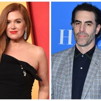 Isla Fisher and Sacha Baron Cohen