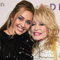 Miley Cyrus and Dolly Parton