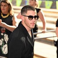 Nick Jonas arrives to the 77th Annual Tony Awards at the David H. Koch Theater at Lincoln Center on June 16, 2024 in New York City.