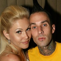 Shanna Moakler and Travis Barker