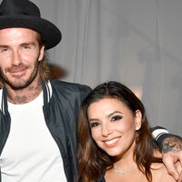 Victoria Beckham, David Beckham and Eva Longoria