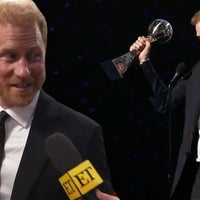 Prince Harry Reacts to Winning Pat Tillman Award for Service at 2024 ESPYs (Exclusive)