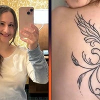 Gypsy Rose Blanchard Gets HUGE Back Tattoo