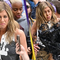 Watch Jennifer Aniston Get Attacked With Oil On-Set of 'The Morning Show'