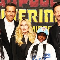 Madonna's Twin Daughters Make Rare Red Carpet Appearance Alongside Ryan Reynolds and Hugh Jackman