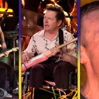 Michael J. Fox Surprises Glastonbury Crowd by Playing Guitar for Coldplay!