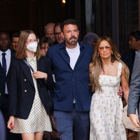 Violet Affleck, Ben Affleck and Jennifer Lopez