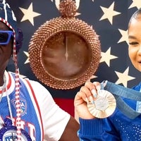 Flavor Flav Has Bronze Clock Necklace Made For Jordan Chiles After Medal Is Stripped