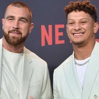 Travis Kelce and Patrick Mahomes