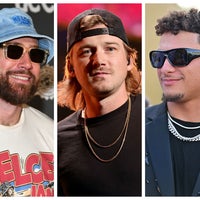 Travis Kelce, Morgan Wallen and Patrick Mahomes