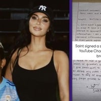 Kim Kardashian Makes Son Saint Sign a Contract to Launch His YouTube Channel