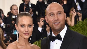 Derek Jeter Honored at Yankee Stadium Alongside Pregnant Wife Hannah,  Admits He's 'Nervous' About Fatherhood