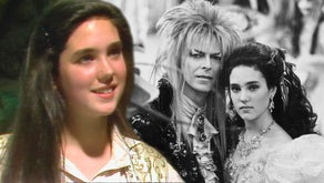 Labyrinth David Bowie Jennifer Connelly Red A4 Romantic -  Finland