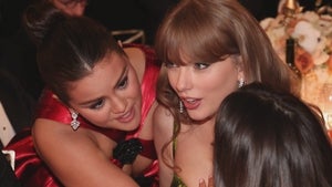 Selena Gomez Whispering to a Shocked Taylor Swift at Golden Globes Is All Fans Can Think About 