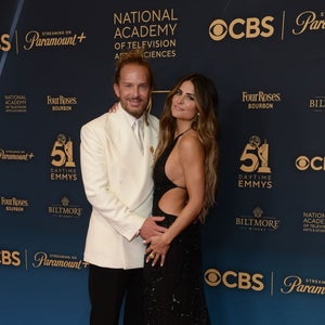 Alison Victoria and her new man at the Daytime Emmy Awards 