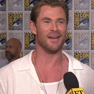 Chris Hemsworth Reacts to People Walking Around as 'Thor' at SDCC (Exclusive)