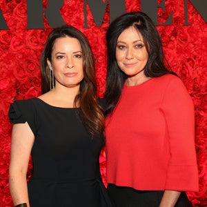 Holly Marie Combs and Shannen Doherty arrive ahead of opening night of Opera Australia's production of Carmen at Sydney Opera House on June 16, 2016 in Sydney, Australia.