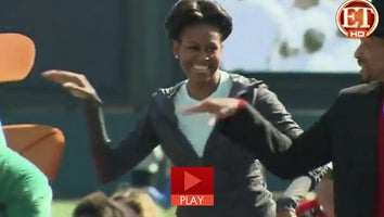 Michelle Obama Does 'The Platypus Walk'