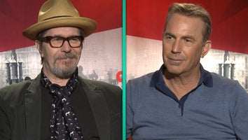 EXCLUSIVE: Kevin Costner & Gary Oldman Talk Mini 'JFK' Reunion on the Set of 'Criminal'