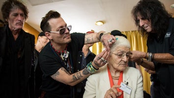 Johnny Depp and the Hollywood Vampires Attend Hearing Aid Charity Event Before Portugal Performance