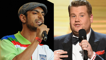 Watch Riz Ahmed and James Corden Rap During Epic 'Drop the Mic' Battle