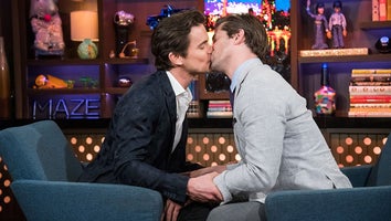 Matt Bomer and Andrew Rannells Share a Steamy Kiss on ‘Watch What Happens Live'