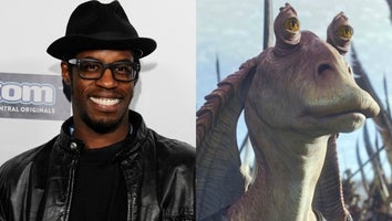 Ahmed Best and Jar Jar Binks