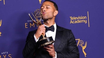 John Legend celebrate Emmy win at the 2018 Creative Arts Emmy Awards on Sept. 9