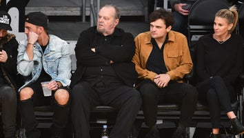 Jack Nicholson and Son Ray Sit Courtside to Cheer on LA Lakers