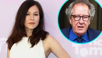 Yael Stone and Geoffrey Rush (inset)